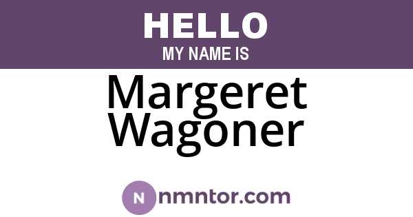 Margeret Wagoner