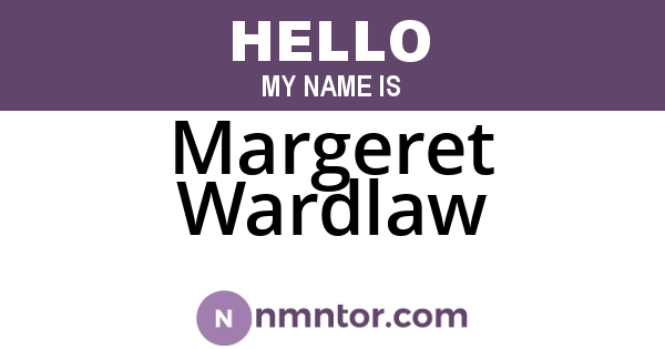 Margeret Wardlaw