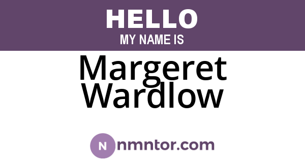 Margeret Wardlow