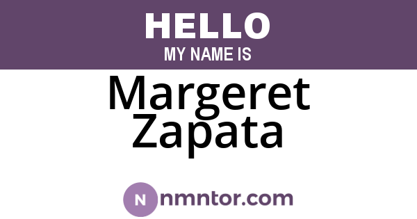 Margeret Zapata
