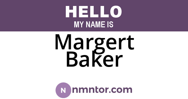Margert Baker