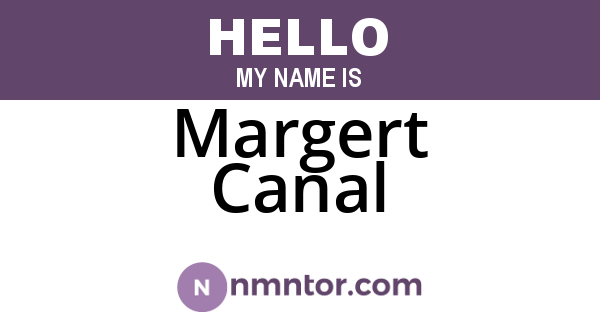 Margert Canal