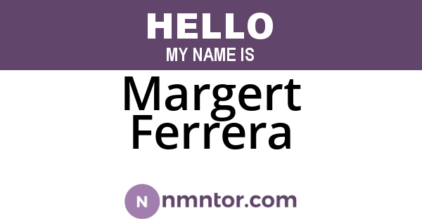 Margert Ferrera