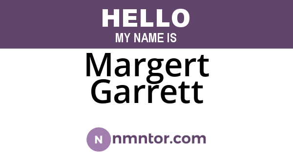 Margert Garrett