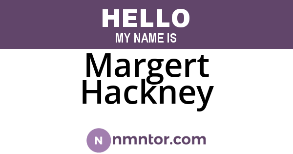 Margert Hackney