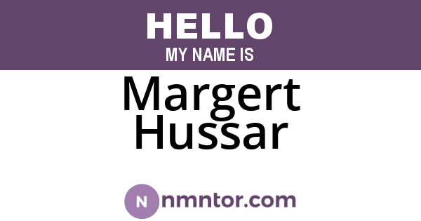 Margert Hussar