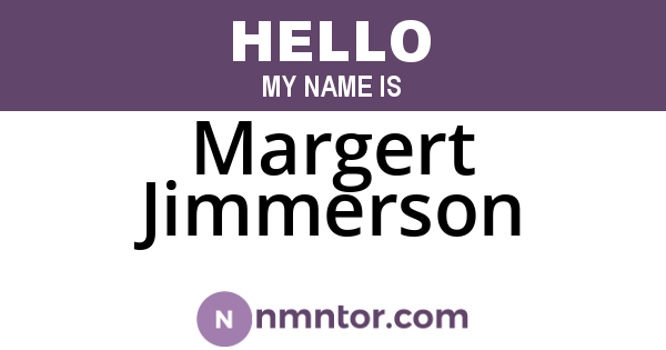 Margert Jimmerson