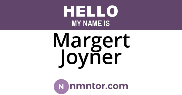 Margert Joyner