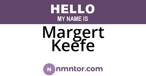 Margert Keefe