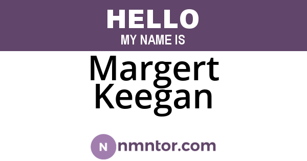 Margert Keegan
