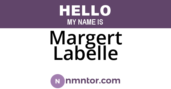 Margert Labelle