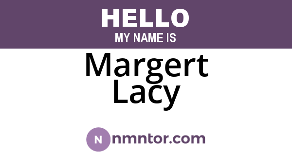 Margert Lacy