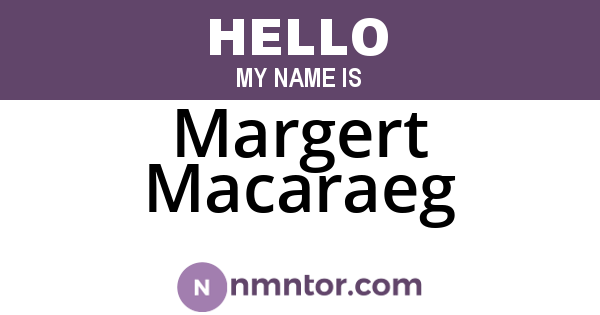 Margert Macaraeg