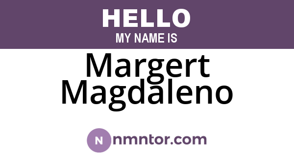 Margert Magdaleno