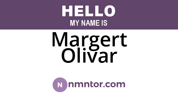 Margert Olivar