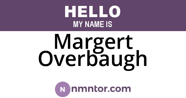 Margert Overbaugh