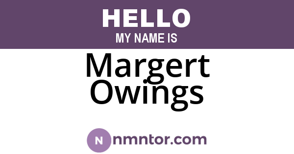 Margert Owings