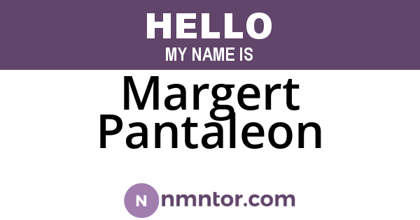 Margert Pantaleon