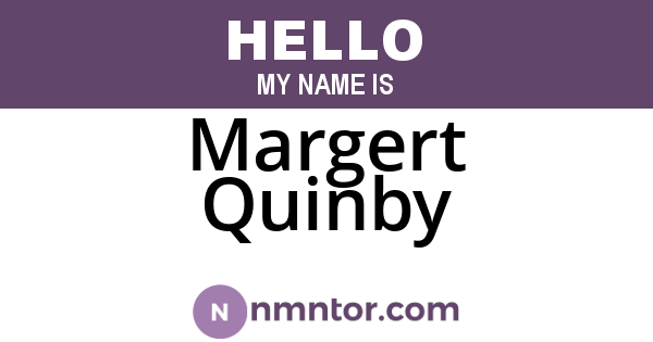 Margert Quinby