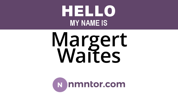 Margert Waites
