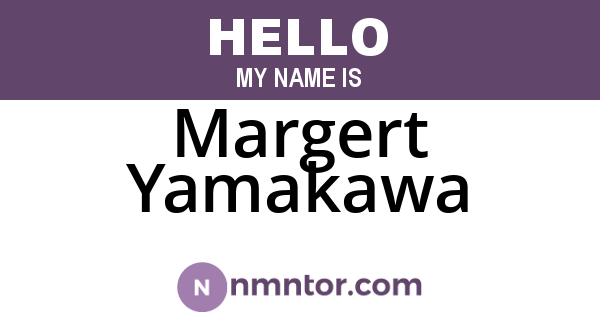 Margert Yamakawa