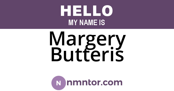Margery Butteris