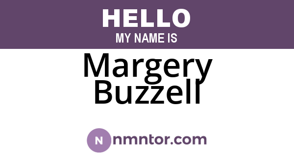 Margery Buzzell
