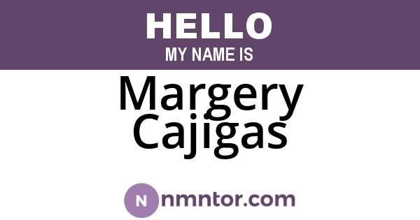 Margery Cajigas