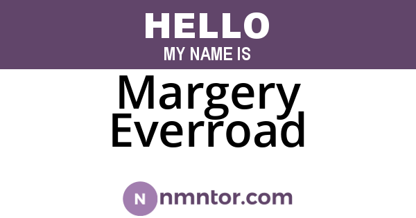 Margery Everroad