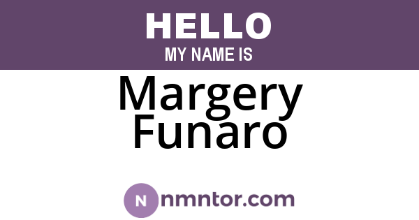 Margery Funaro