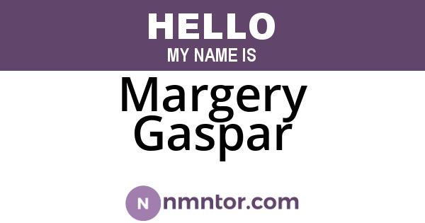 Margery Gaspar