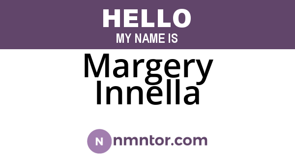 Margery Innella