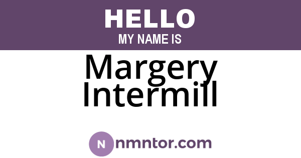 Margery Intermill