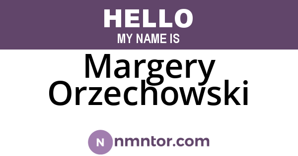 Margery Orzechowski
