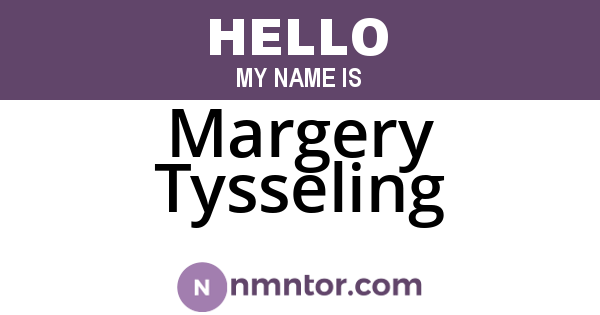 Margery Tysseling