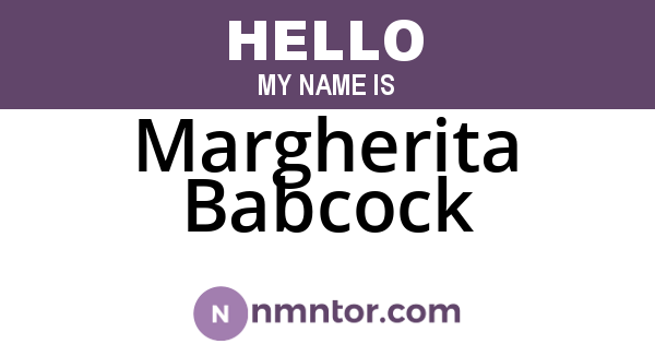 Margherita Babcock
