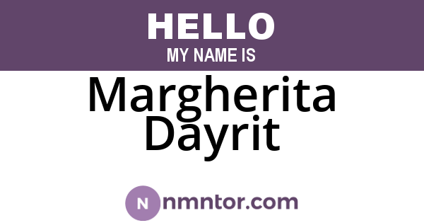 Margherita Dayrit