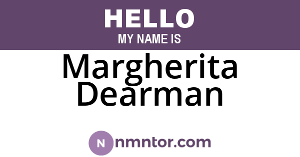 Margherita Dearman