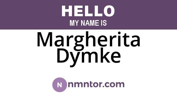 Margherita Dymke