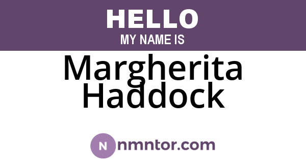 Margherita Haddock