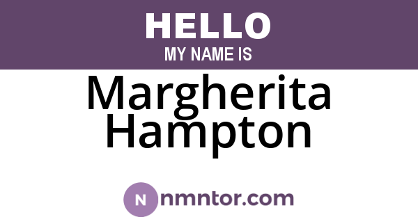 Margherita Hampton
