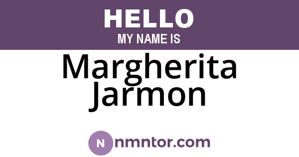 Margherita Jarmon