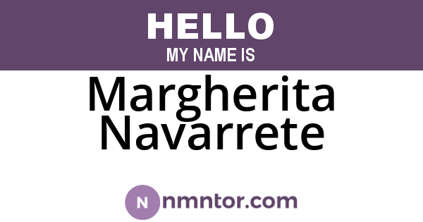 Margherita Navarrete