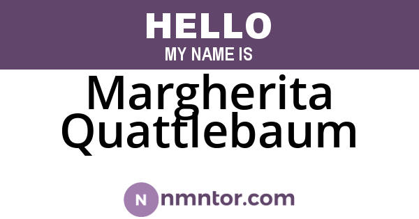 Margherita Quattlebaum