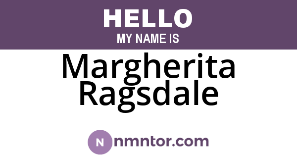Margherita Ragsdale