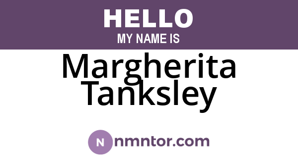 Margherita Tanksley