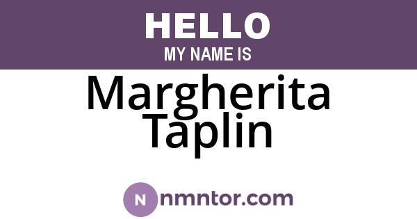 Margherita Taplin