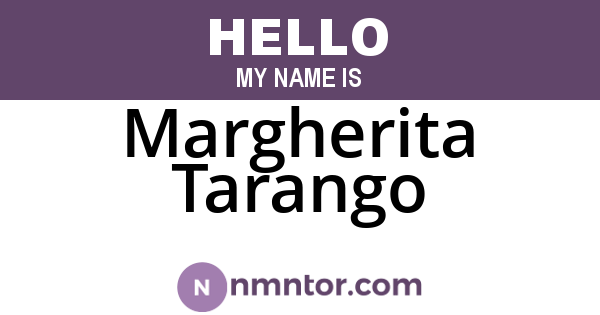 Margherita Tarango