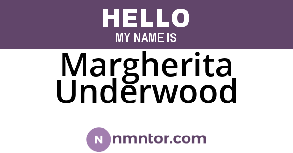 Margherita Underwood
