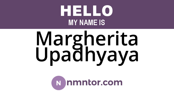 Margherita Upadhyaya